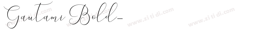 Gautami Bold字体转换